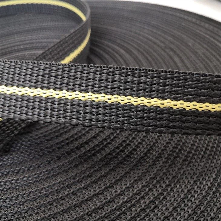 Black And Yellow Kevlar Webbing